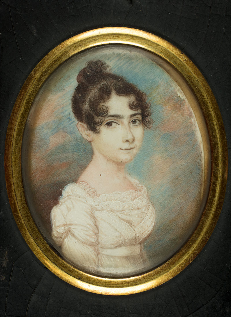 Painted portrait of Sarah Rodrigues Brandon